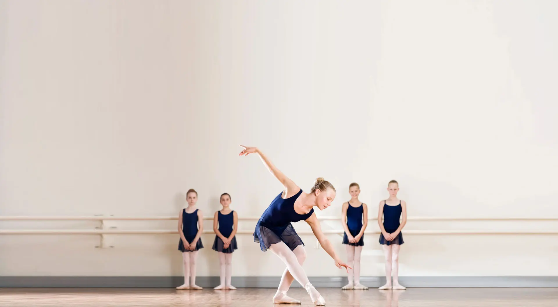 Group of girls dancing